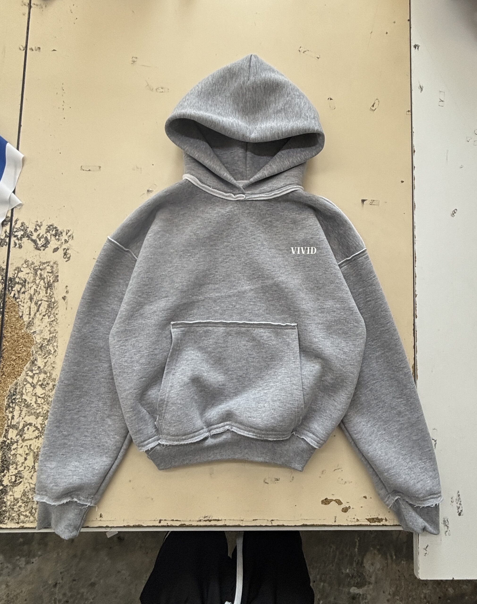 GREY VIVID TRACKSUIT HOODIE