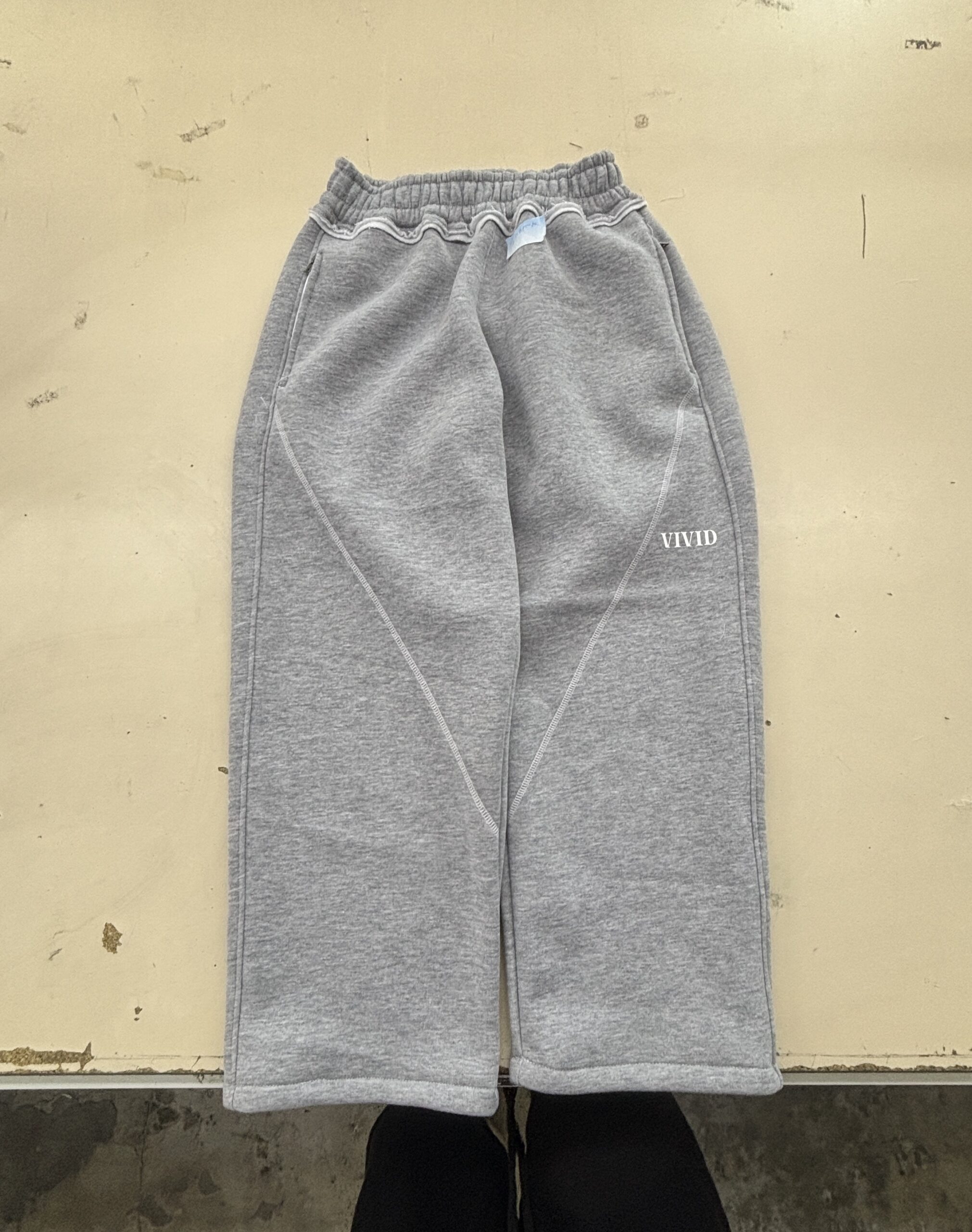 GREY VIVID TRACKSUIT PANTS
